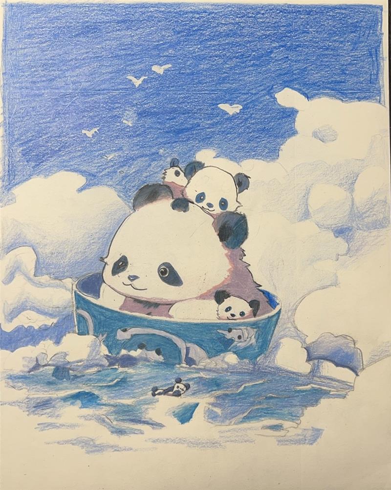 Wandering Panda Family 流浪的熊猫一家